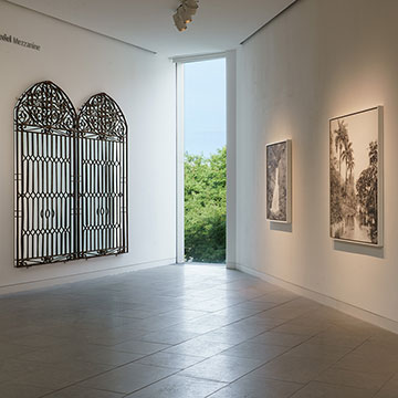 Artwork by Carlos Rolon on display at the Nerman Museum