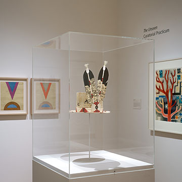 A view of the Unseen exhibit at the Nerman Museum